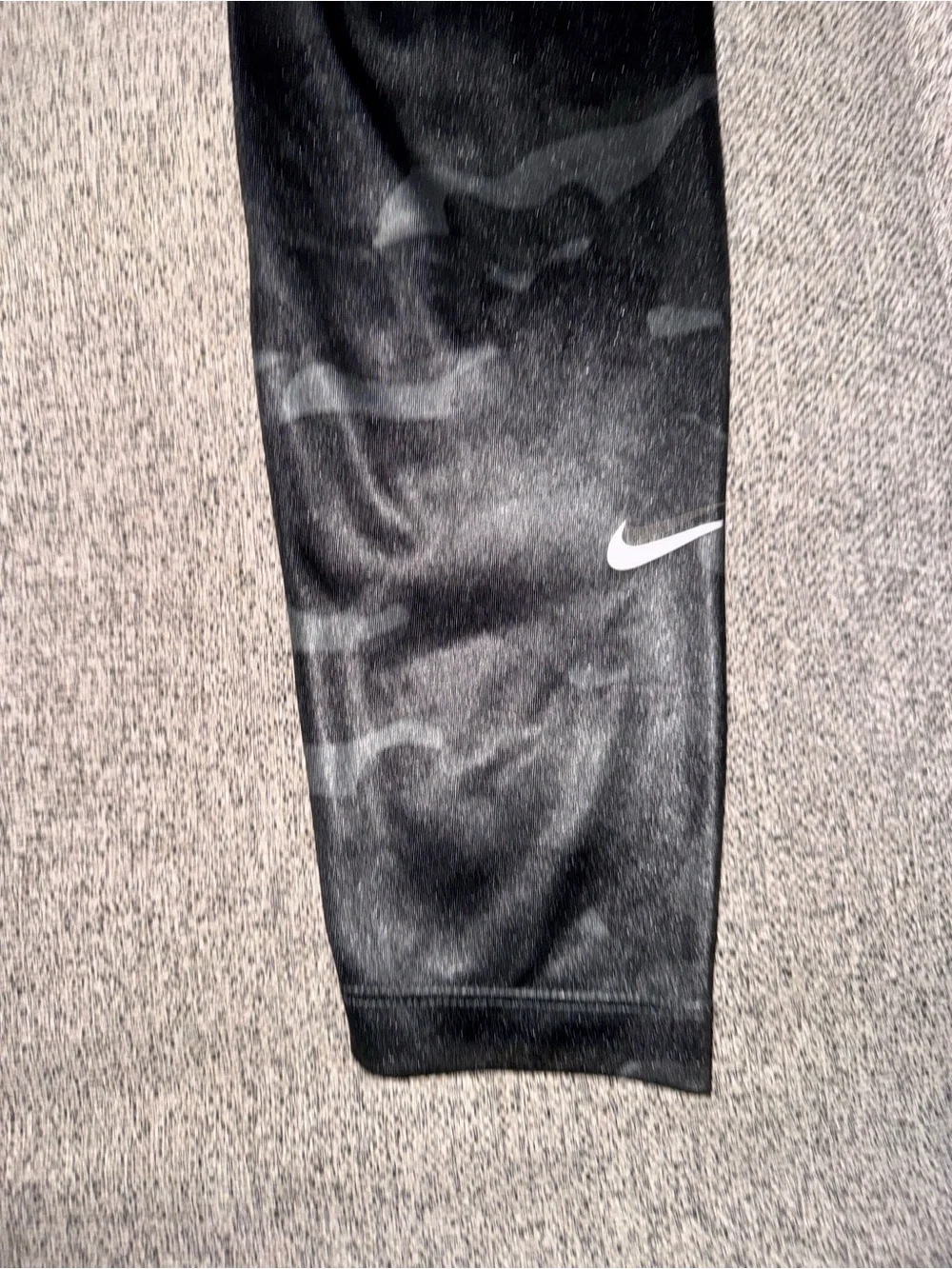 Nike Black Camo High-Rise Leggings